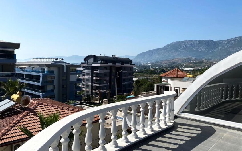 Четырёхкомнатная отдельностоящая вилла с панорамным видом на Средиземное море в комплексе Cebeci 1 Villa в районе Каргыджак